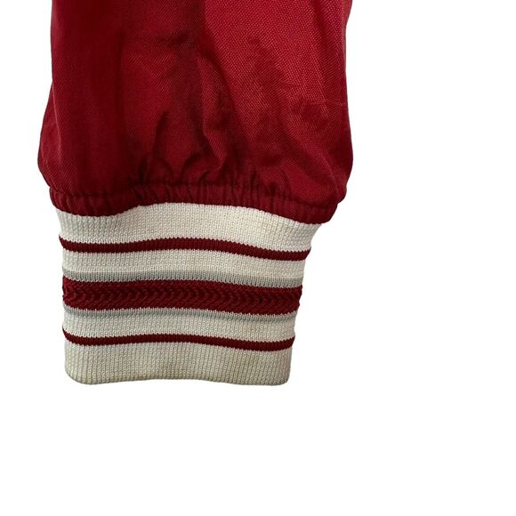 Champion Arkansas Razorbacks Windbreaker Jacket Anorak Vintage 90s Mens Sz S Red - Picture 6 of 9